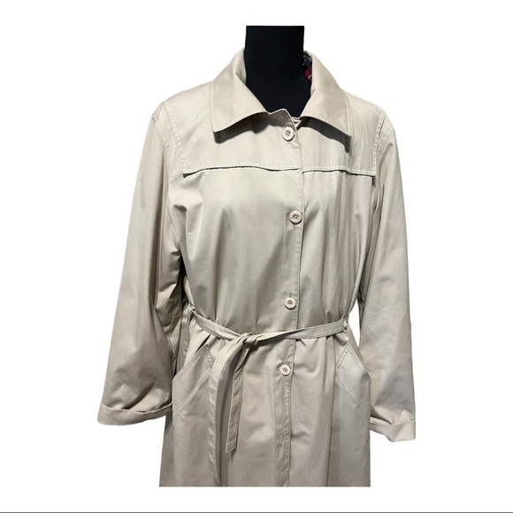 LONDON FOG MAINCOATS Trench Coat Size:18R SKU:O1 - Picture 5 of 8